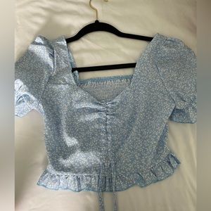 Floral crop top